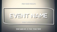 Grå Event Promotion Ekran reklamowy Template