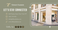 สีเทา Fashion Store Grand Opening ภาพที่แชร์บน Facebook Template - Page 3