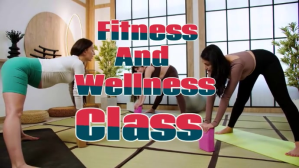 Grey Modern & Minimal Fitness And Wellness Classes Youtube Thumbnail template