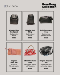 Gris Handbag Collection Instagram Portrait Template - Page 6