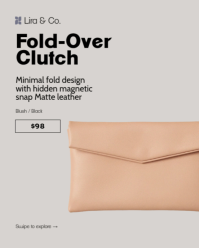 Gris Handbag Collection Instagram Portrait Template - Page 4