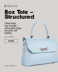Gris Handbag Collection Instagram Portrait Template - Page 2