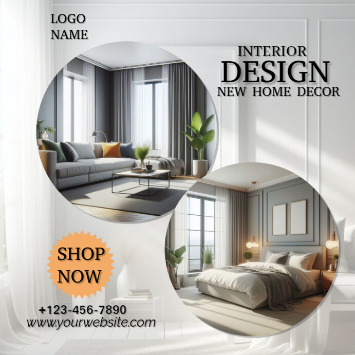 Copy of Grey Modern & Minimal Interior Design Instagram Post | PosterMyWall