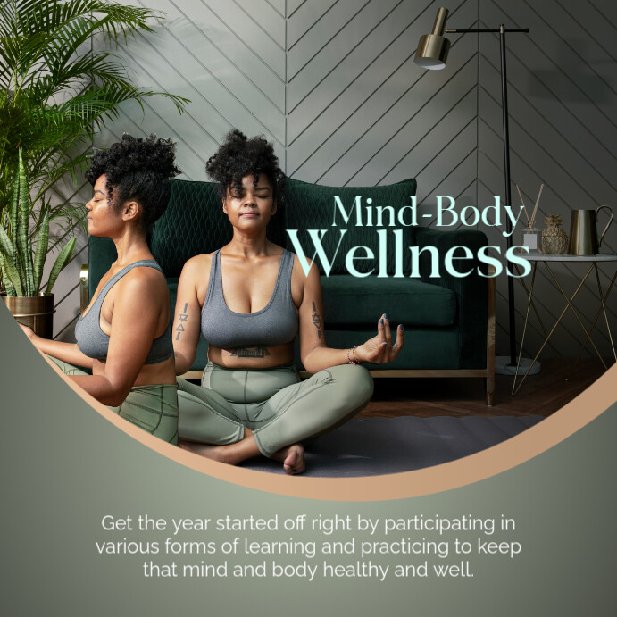 Copy of Grey Modern & Minimal International Mind-body Wellness Day ...