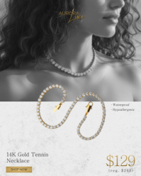 Abu-abu Jewelry Sale Instagram Portrait Template - Page 3