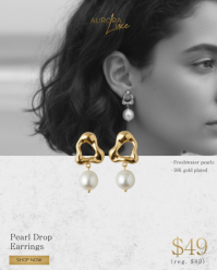Abu-abu Jewelry Sale Instagram Portrait Template - Page 2