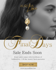 Abu-abu Jewelry Sale Instagram Portrait Template - Page 5