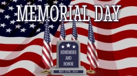 Grey Modern & Minimal Memorial Day Pos Twitte template