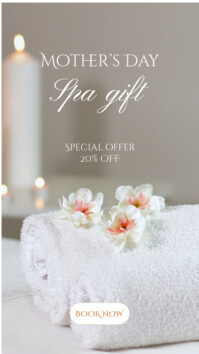 Grigio Mother's Day Spa Gift Promotion Instagram Story Template