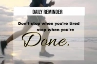 Grey Modern & Minimal Motivational Quotes Pos Póster template