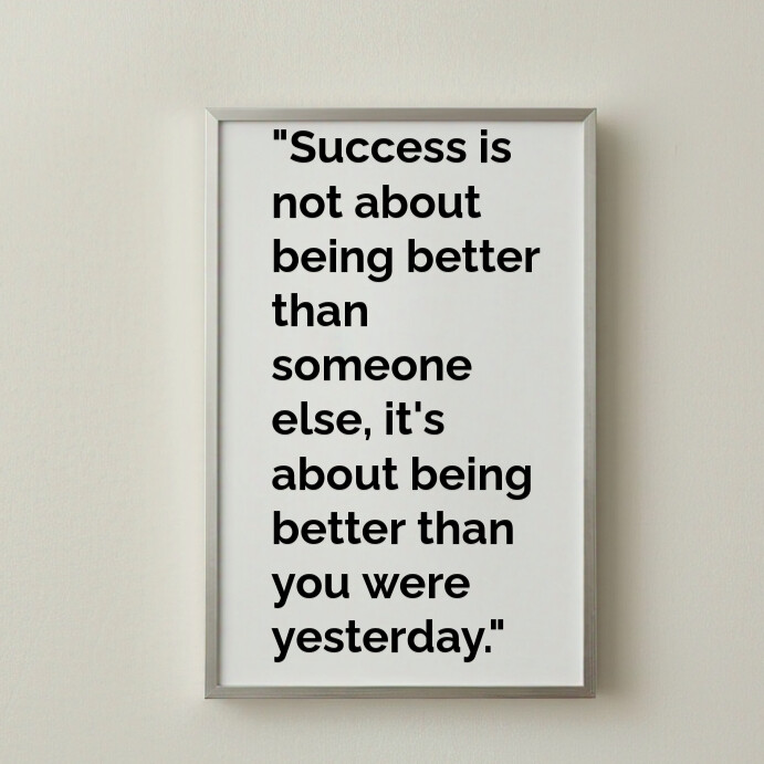 Copy of Grey Modern & Minimal Motivational Successful Quotes Instagram ...
