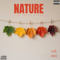 Grey Nature Album Cover Albumhoes Template