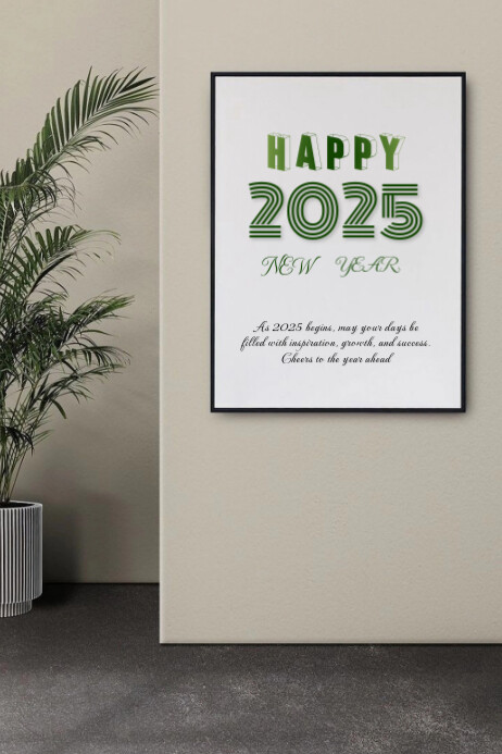 Copy of Grey Modern & Minimal New Year Poster | PosterMyWall
