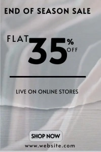 Grey Modern & Minimal Season Sale Tumblr Grap template