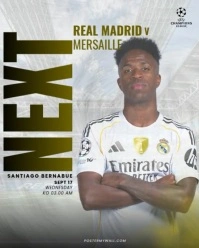 Grey Modern & Minimal Soccer Match Day Instagram Portrait template