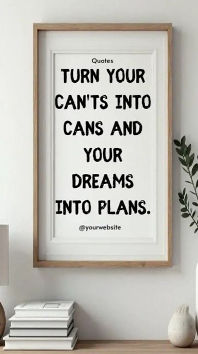 Grey Modern & Minimal Customizable Inspirational Quotes Design With Elegant Background  Tiktok Video template
