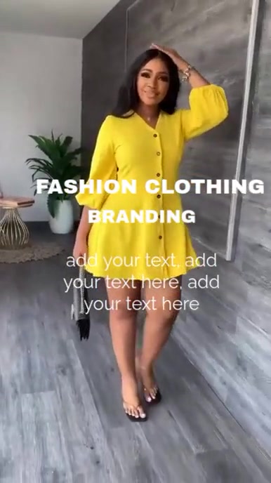 Grey Modern & Minimal Fashion Clothing video Instagram Reel template