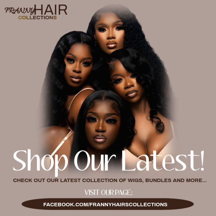 Grey Modern & Minimal Luxe Hair Glam Flyers  Album Cover Okładka albumu template