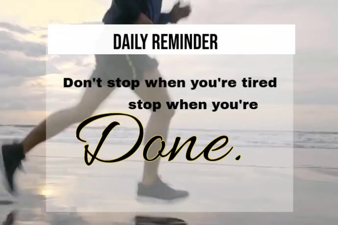 Grey Modern & Minimal Motivational Quotes Pos Plakat template