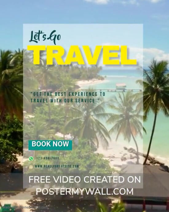 Grey Modern & Minimal Time To Travel Instagram Portrait template