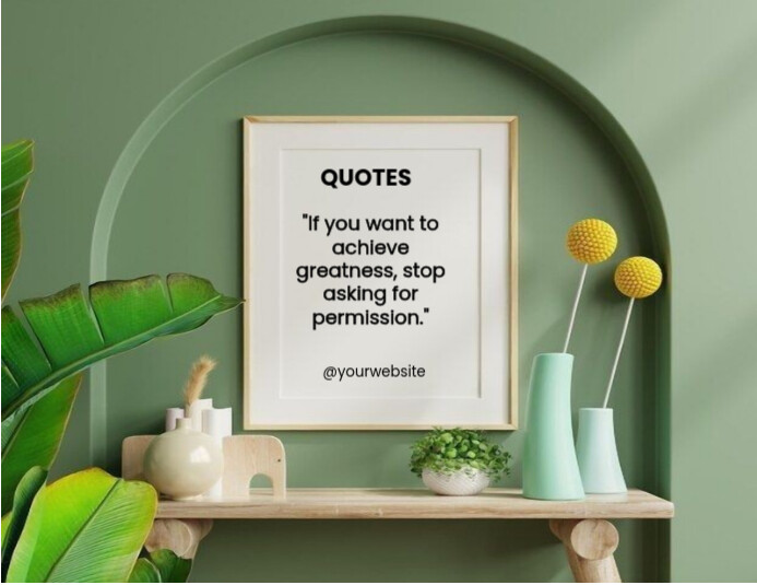 Grey Pastel Quotes Frame  Flyer (us Letter) Pamflet (VSA Brief) template