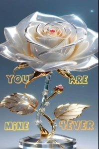 Grey Pastel Rose Pinterest Graphic template