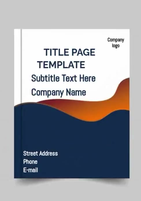 Grey Business Cover Page A4 Template | PosterMyWall