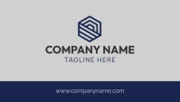 Grey Professional Corporate Brand Business Card template