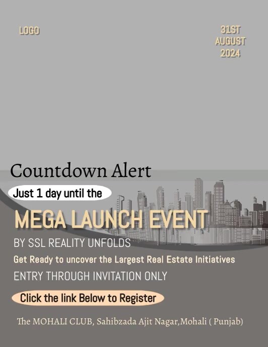 Countdown Flyers Copy of Grey Professional Countdown Flyer (us Letter) | PosterMyWall