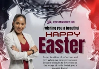 Grey Professional Easter A4 template