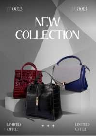 Grey Professional Fashion Collection A6/Modern/luxury/product/fashion/black/stylish/elegant/gray/new template