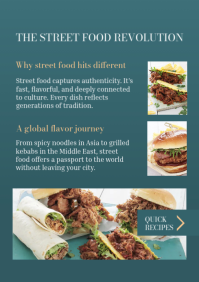 Grey Professional Food Magazine A4 template - Page 2