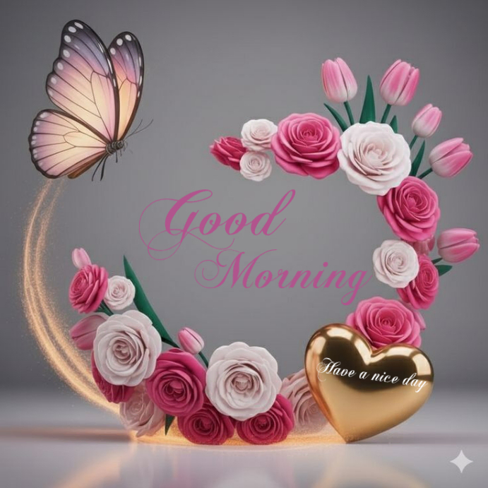Good Morning Floreal Instagram Post Template | PosterMyWall