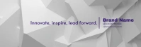 Grey Professional Linkedin Banner template