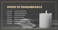 Grey Memorial Service Facebook Shared Image Template - Page 3