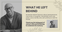 Grey Memorial Service Facebook Shared Image Template - Page 4