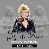 Grey Memorial Tribute Publicación de Instagram Template