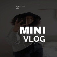 Grey Professional Modern Mini Vlog Instagram Video Post Instagram Post template