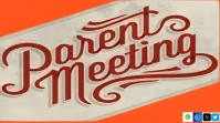 Grey Professional Parent Meeting Presentation (16:9) template