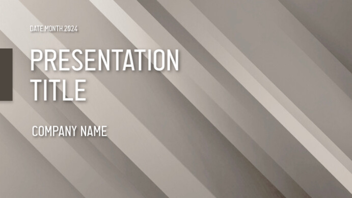 Grey Professional Presentation Template (16:9)