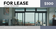 Grey Professional Real Estate Facebook Shared Image template