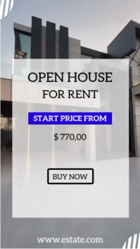 Grey Professional Real Estate Video Instagram Reel template