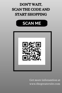 Scan me Template | PosterMyWall