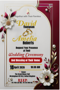 Grey Professional Wedding Invitations Card Pinterest Graphic template