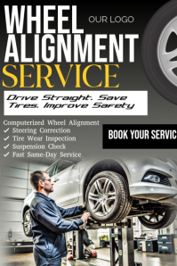 Wheel Alignment Service Template | PosterMyWall