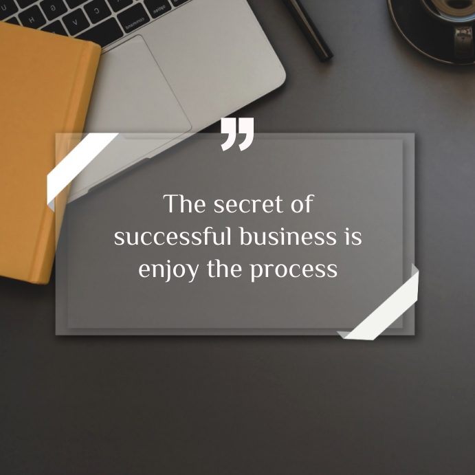 Grey Quote Modern Template PosterMyWall