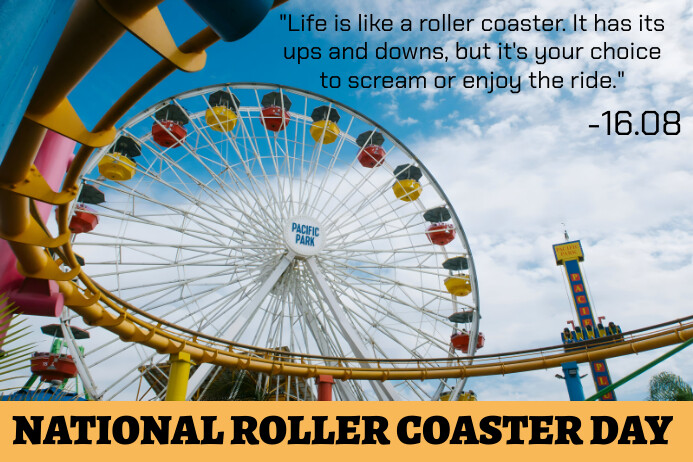 Coaster For Rent Poster Grey Roller Coaster Poster Template | PosterMyWall