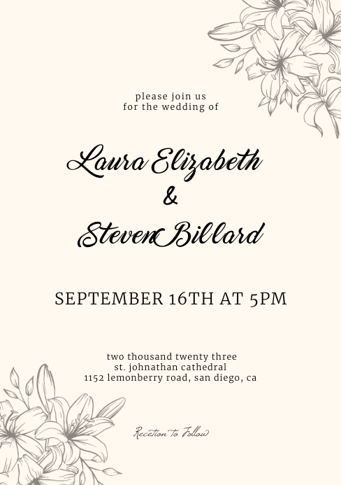 Wedding Einvite Sample Wedding invitation sample design | Beachweddingtips.com