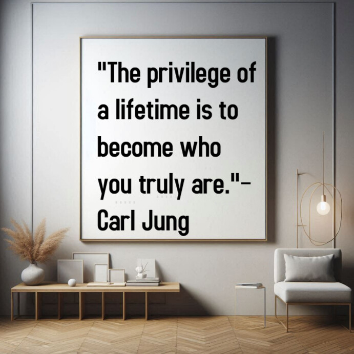 Grey Typographic Authenticity And Individuality Quote Instagram Post ...