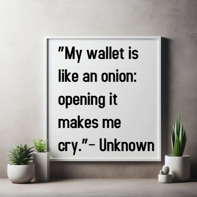 Grey Typographic Humor And Wit Quote Instagram Post Iphosti le-Instagram template